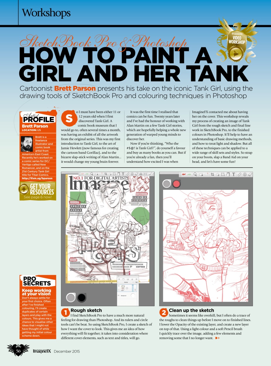 ImagineFX Preview Pages