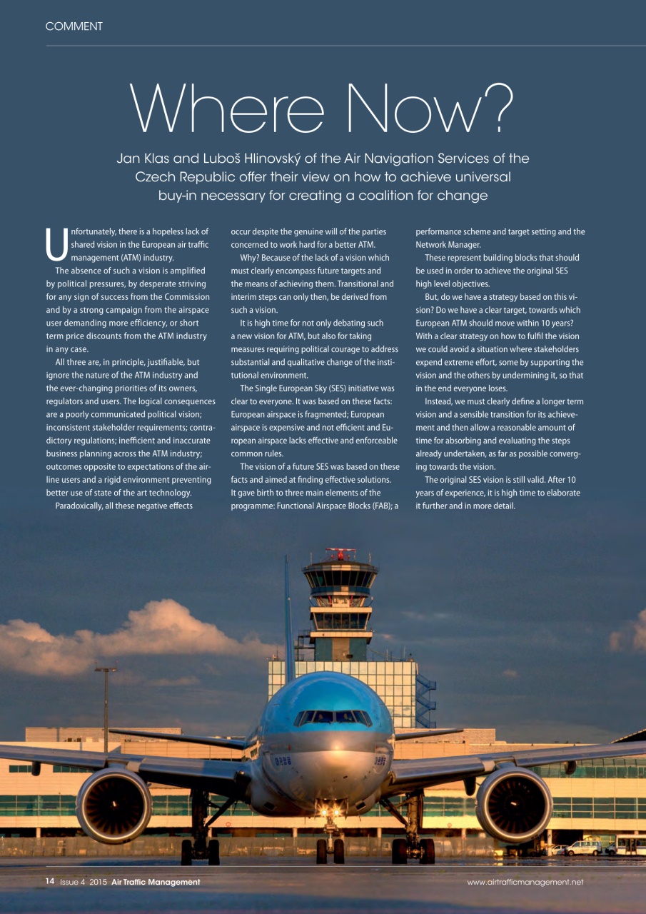 Air Traffic Management Preview Pages