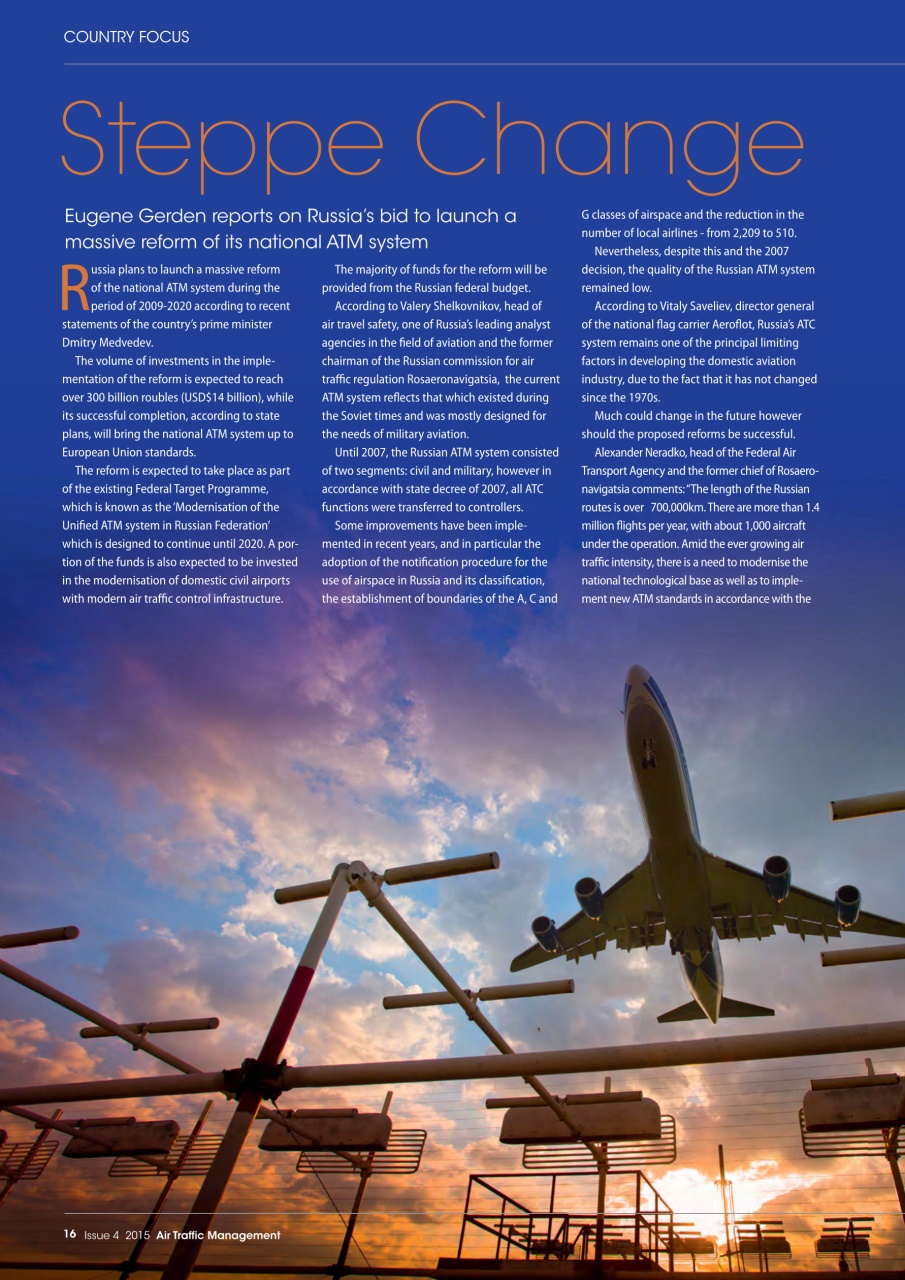 Air Traffic Management Preview Pages