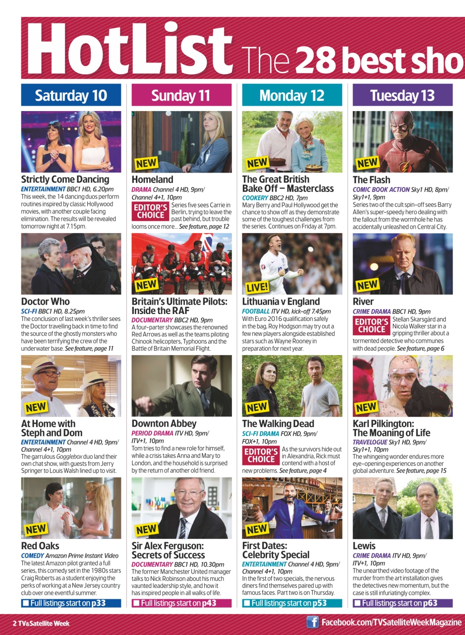 TV & Satellite Week Preview Pages