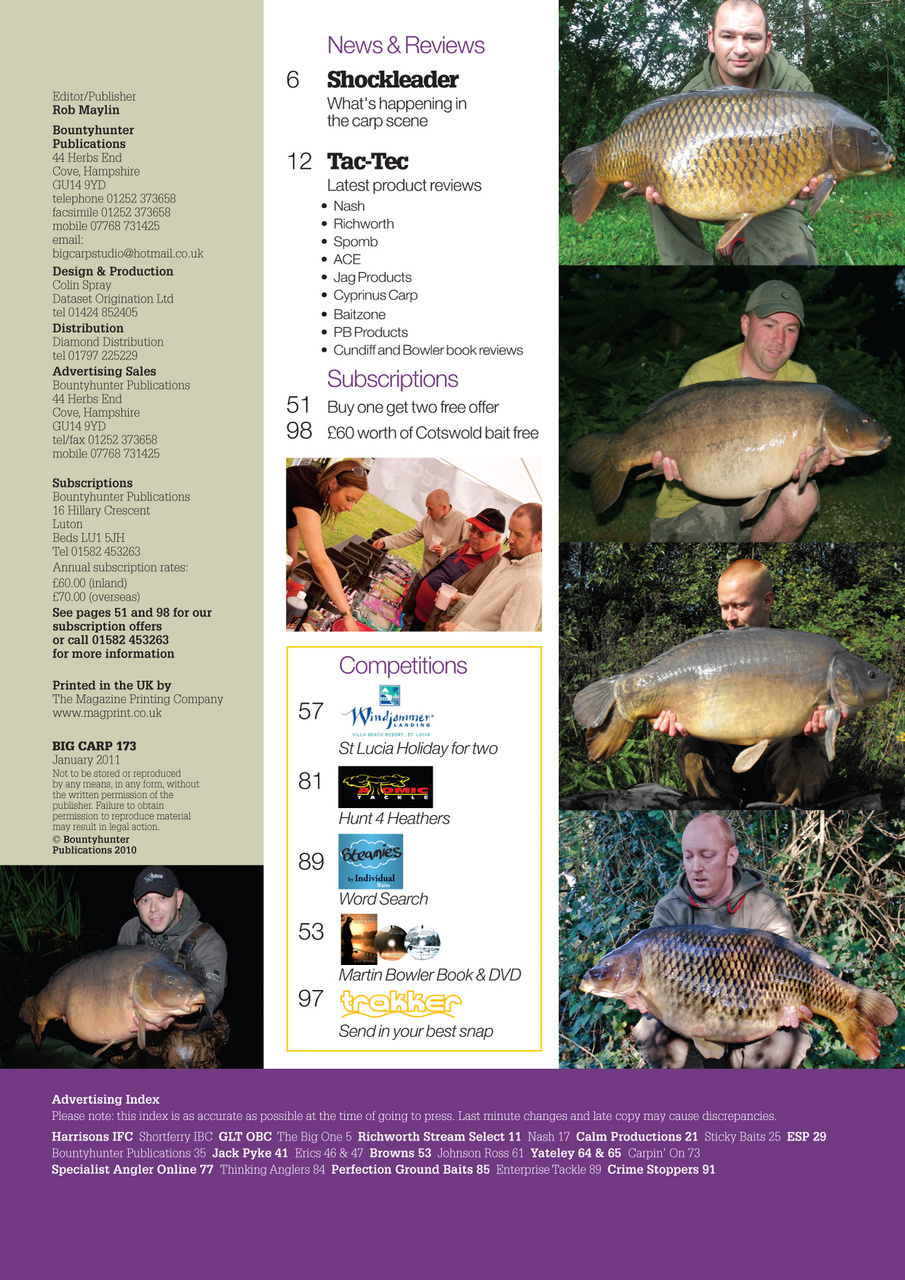 Big Carp Magazine Preview Pages