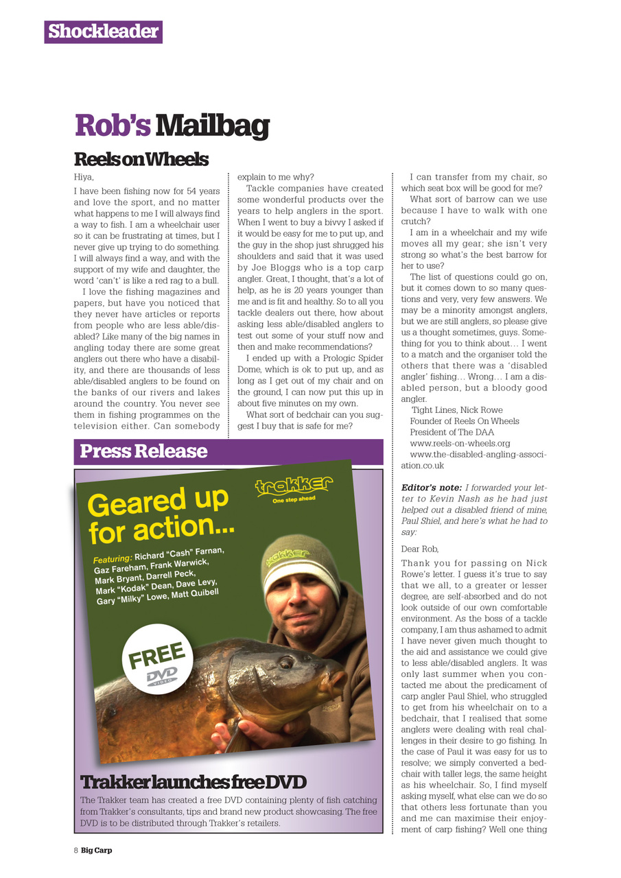 Big Carp Magazine Preview Pages
