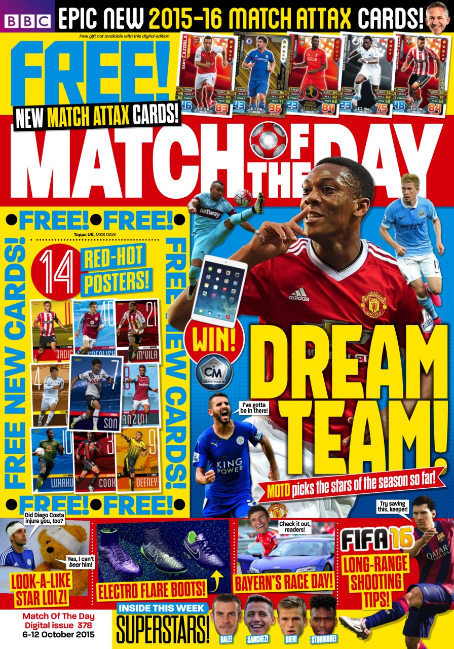 Match of the Day Preview Pages