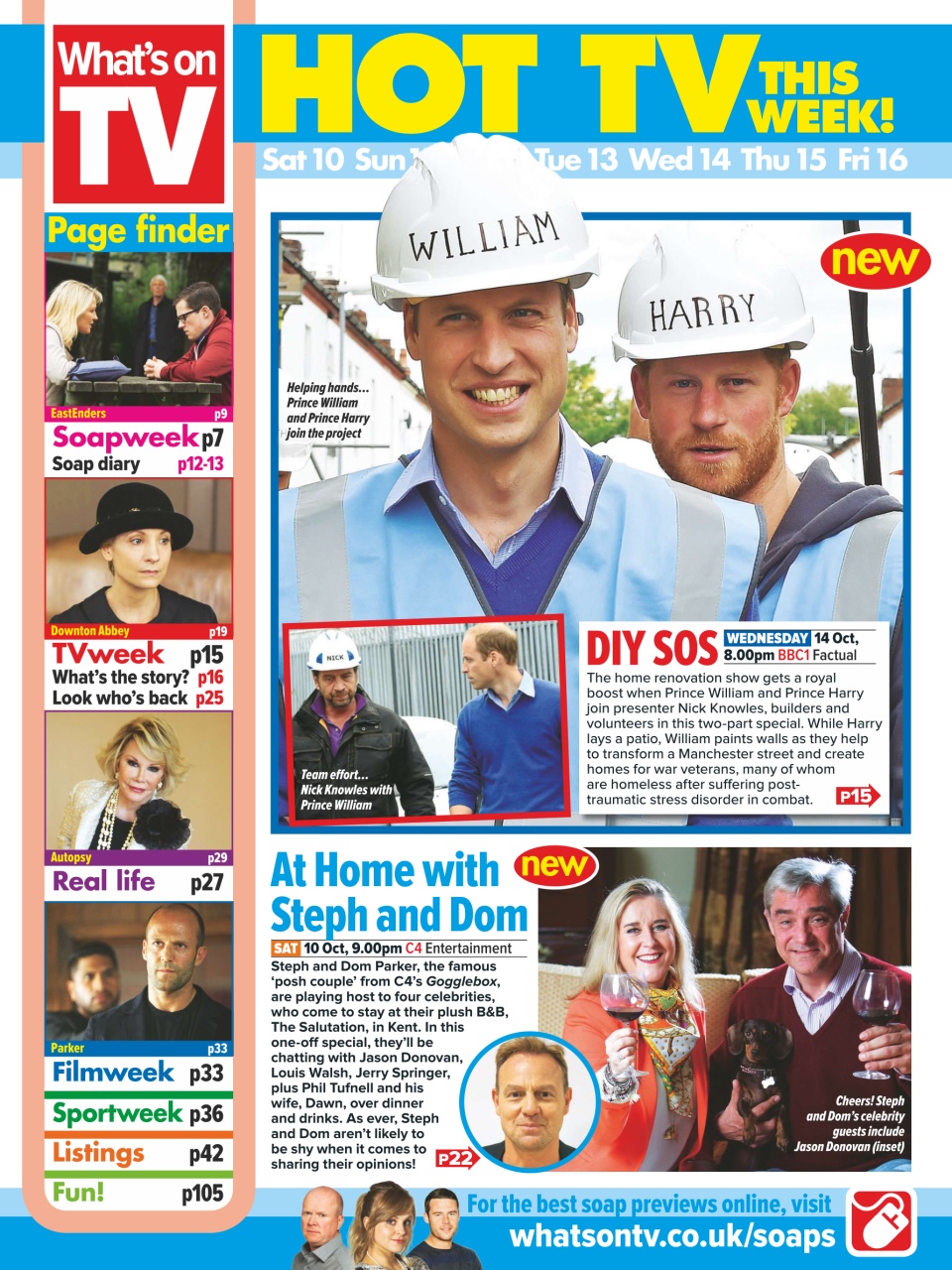 What's on TV Preview Pages