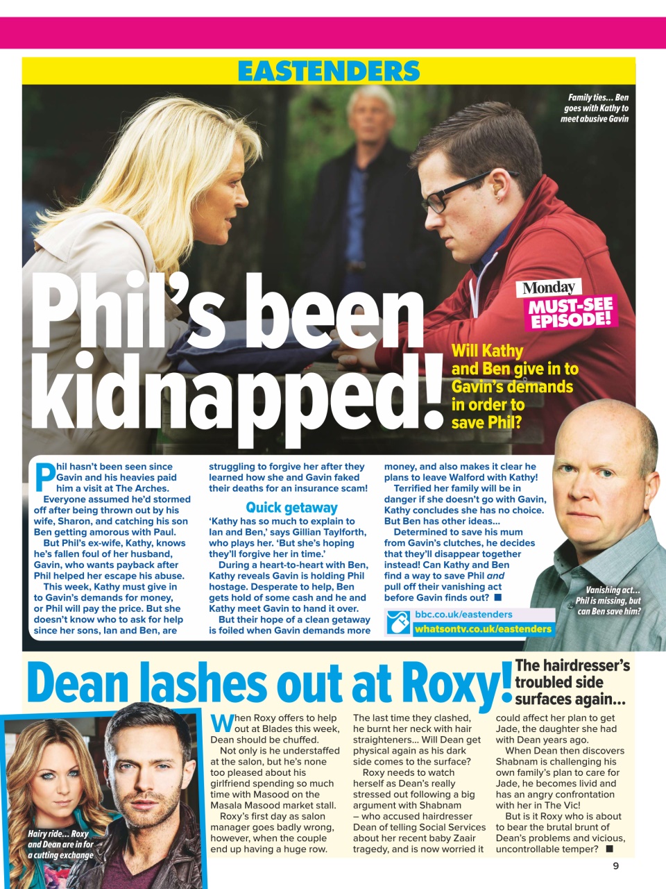 What's on TV Preview Pages