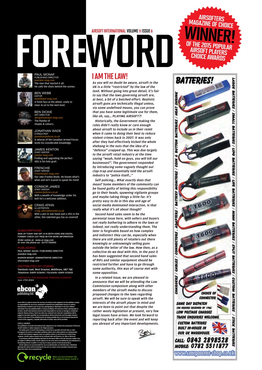 Airsoft International Preview Pages