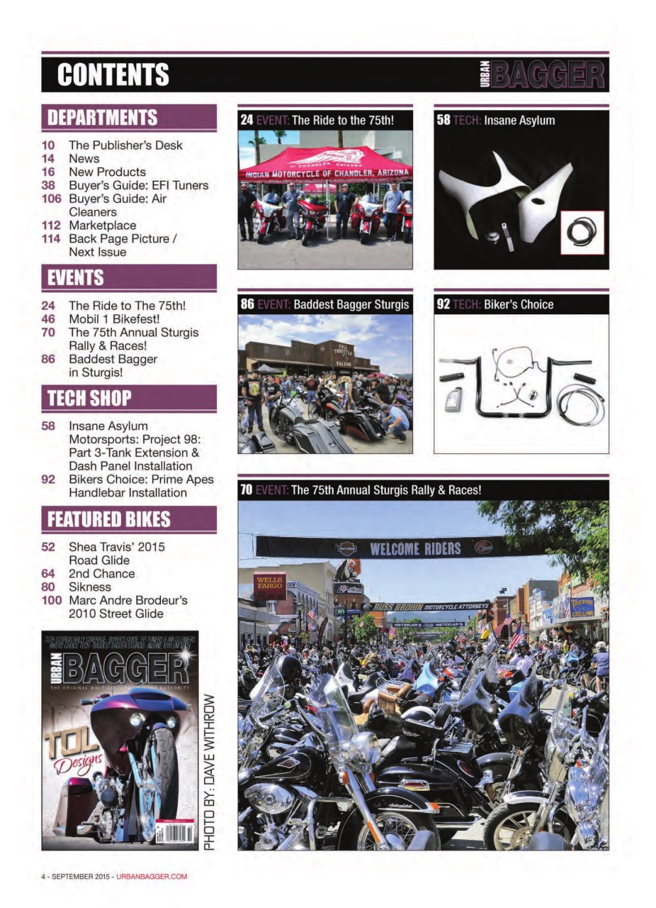 Urban Bagger Preview Pages