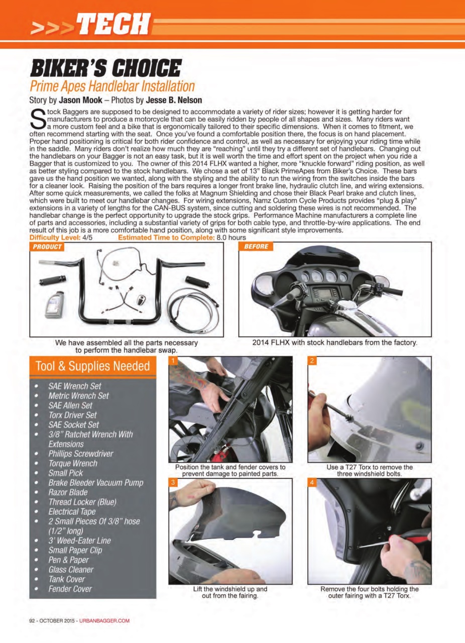 Urban Bagger Preview Pages