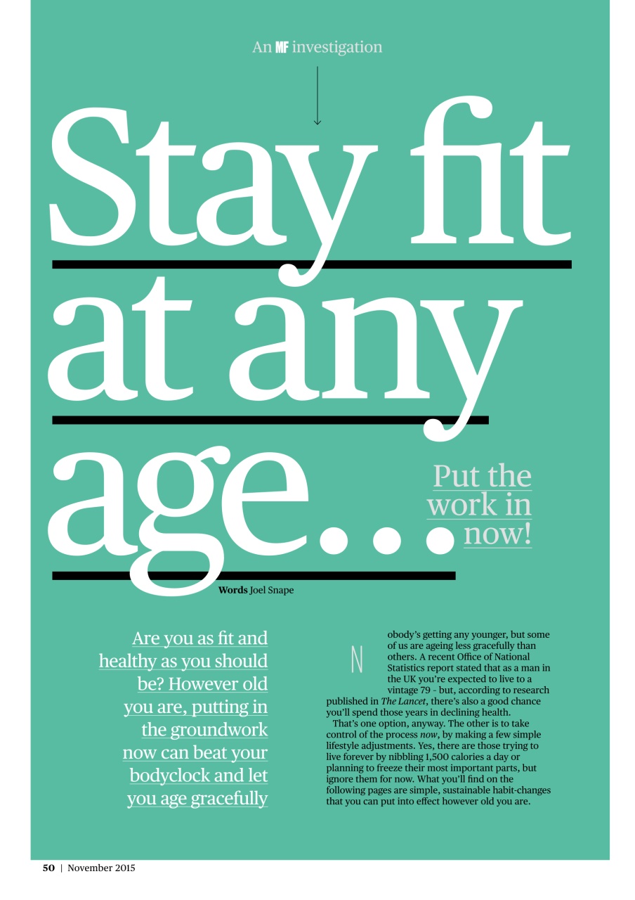 Men's Fitness Preview Pages