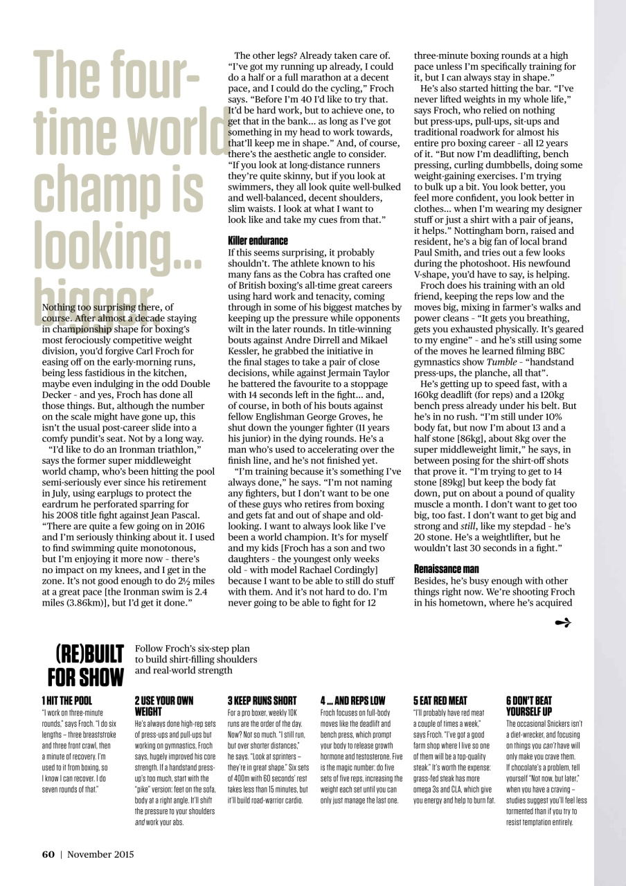 Men's Fitness Preview Pages