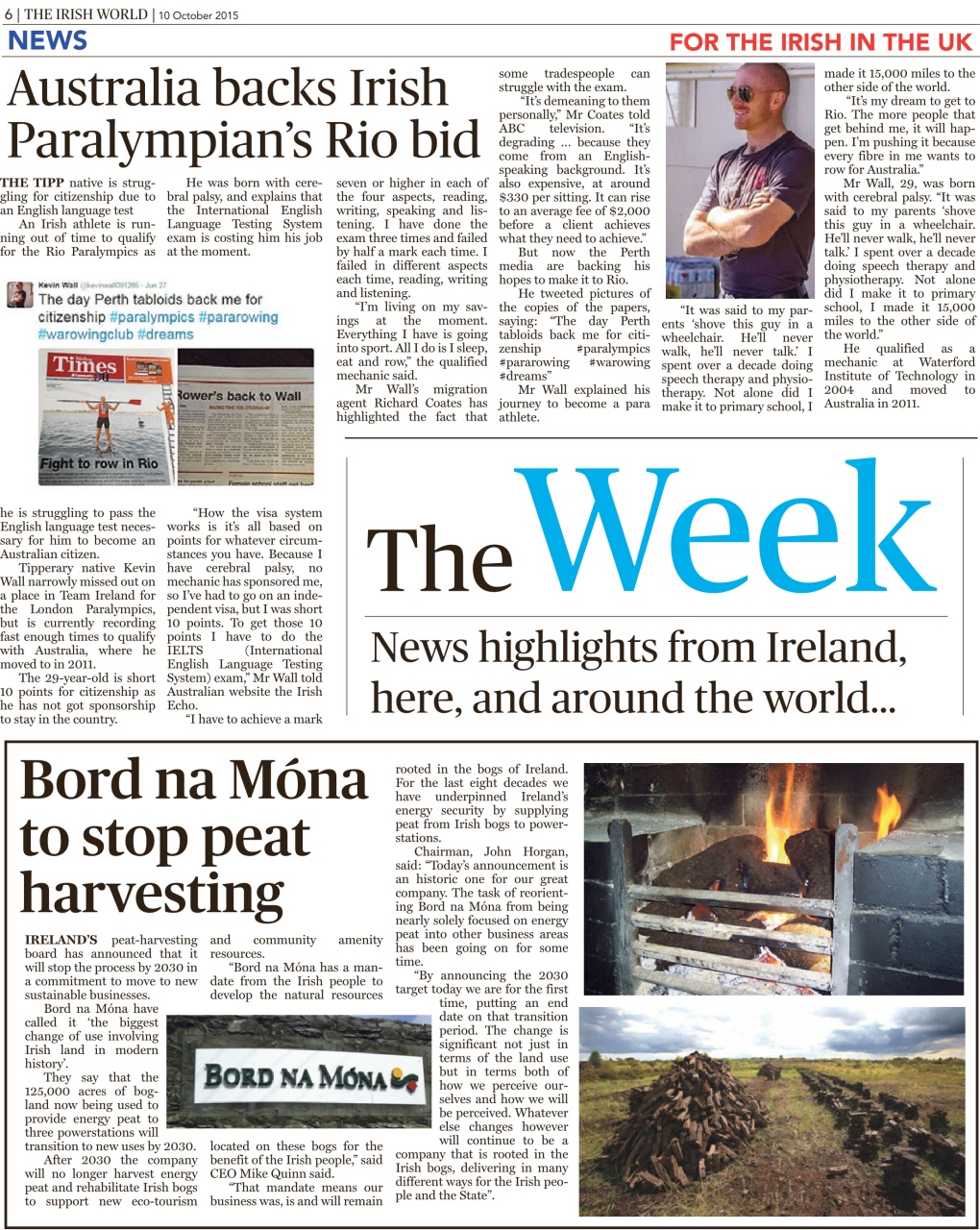 Irish World Preview Pages