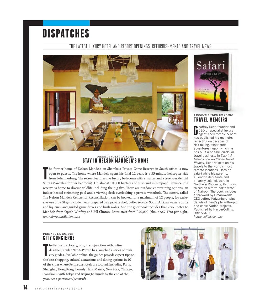 Luxury Travel Preview Pages