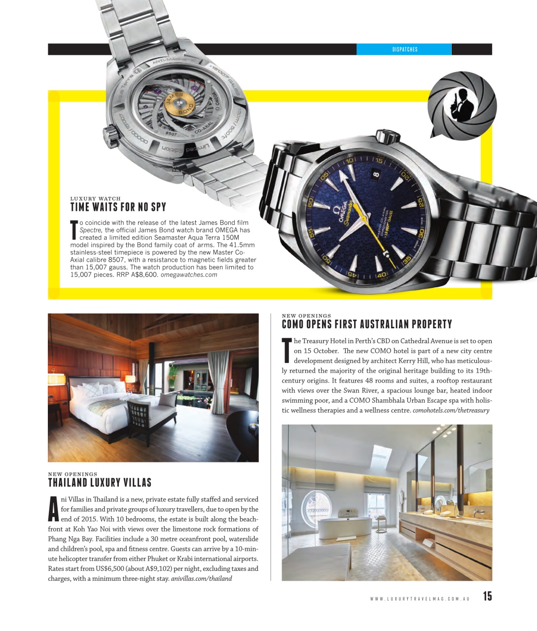 Luxury Travel Preview Pages