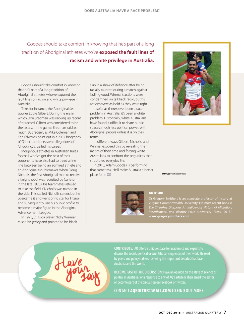 AQ: Australian Quarterly Preview Pages