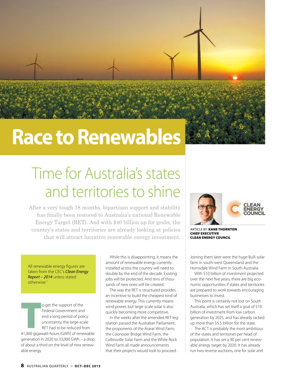 AQ: Australian Quarterly Preview Pages