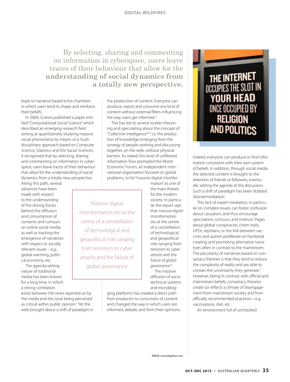 AQ: Australian Quarterly Preview Pages