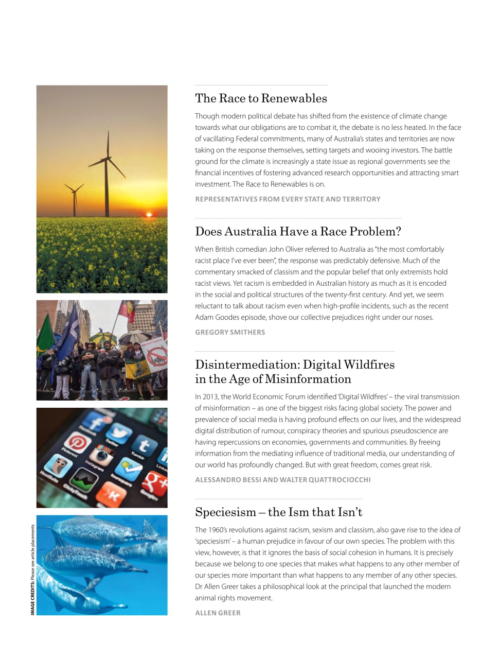 AQ: Australian Quarterly Preview Pages