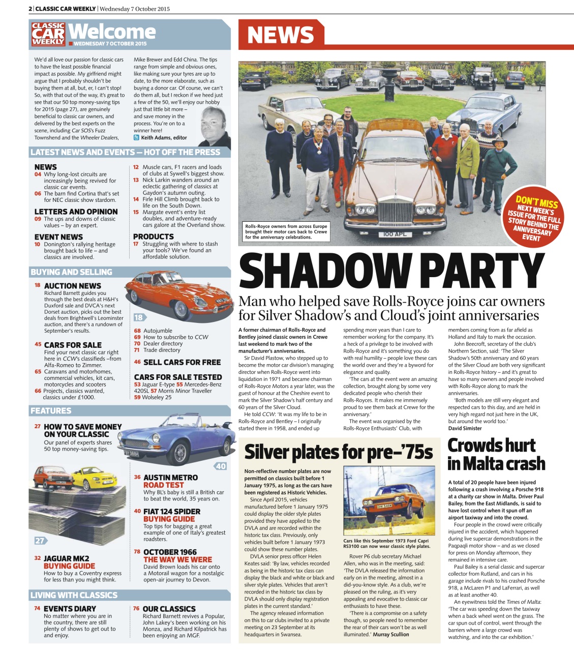 Classic Car Weekly Preview Pages
