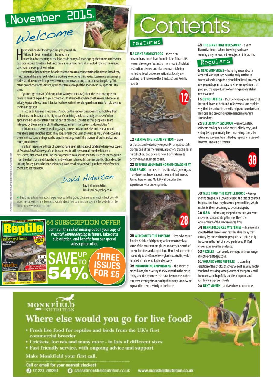 Practical Reptile Keeping Preview Pages