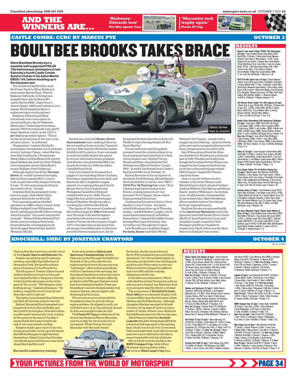 Motorsport News Preview Pages