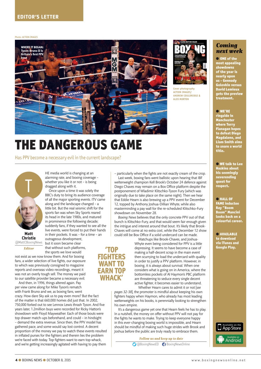Boxing News Preview Pages