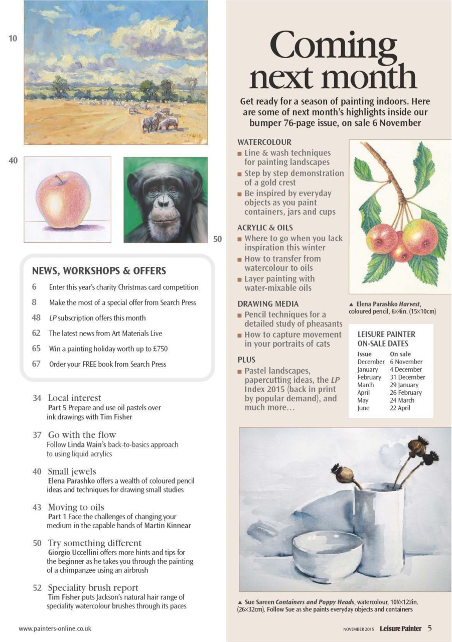 Leisure Painter & The Artist Preview Pages