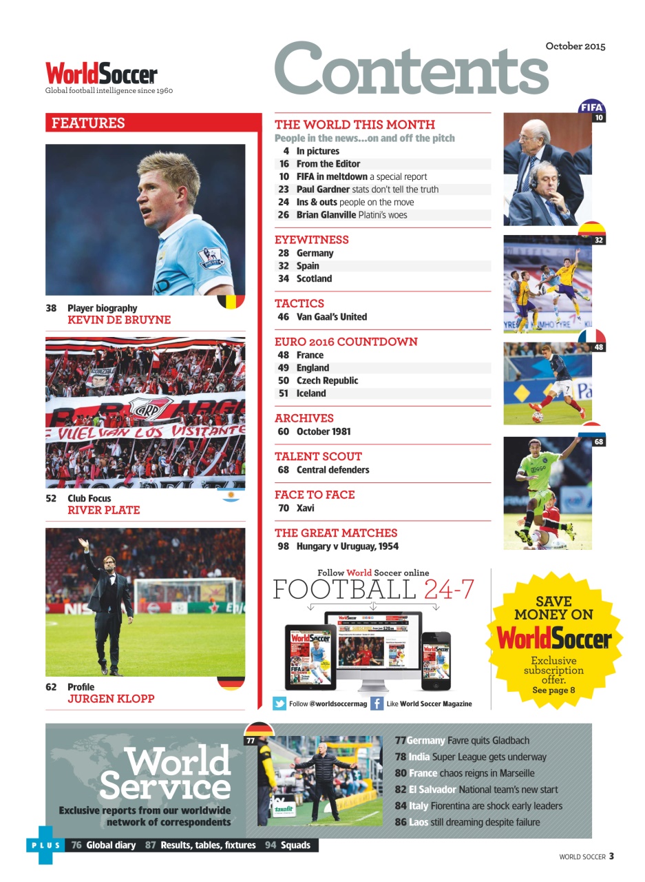 World Soccer Preview Pages