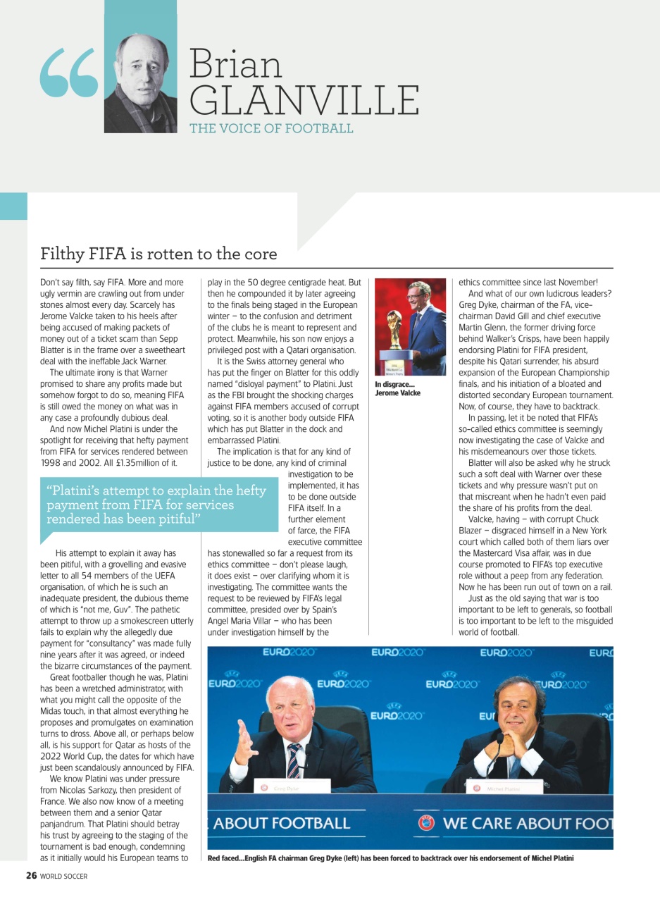 World Soccer Preview Pages