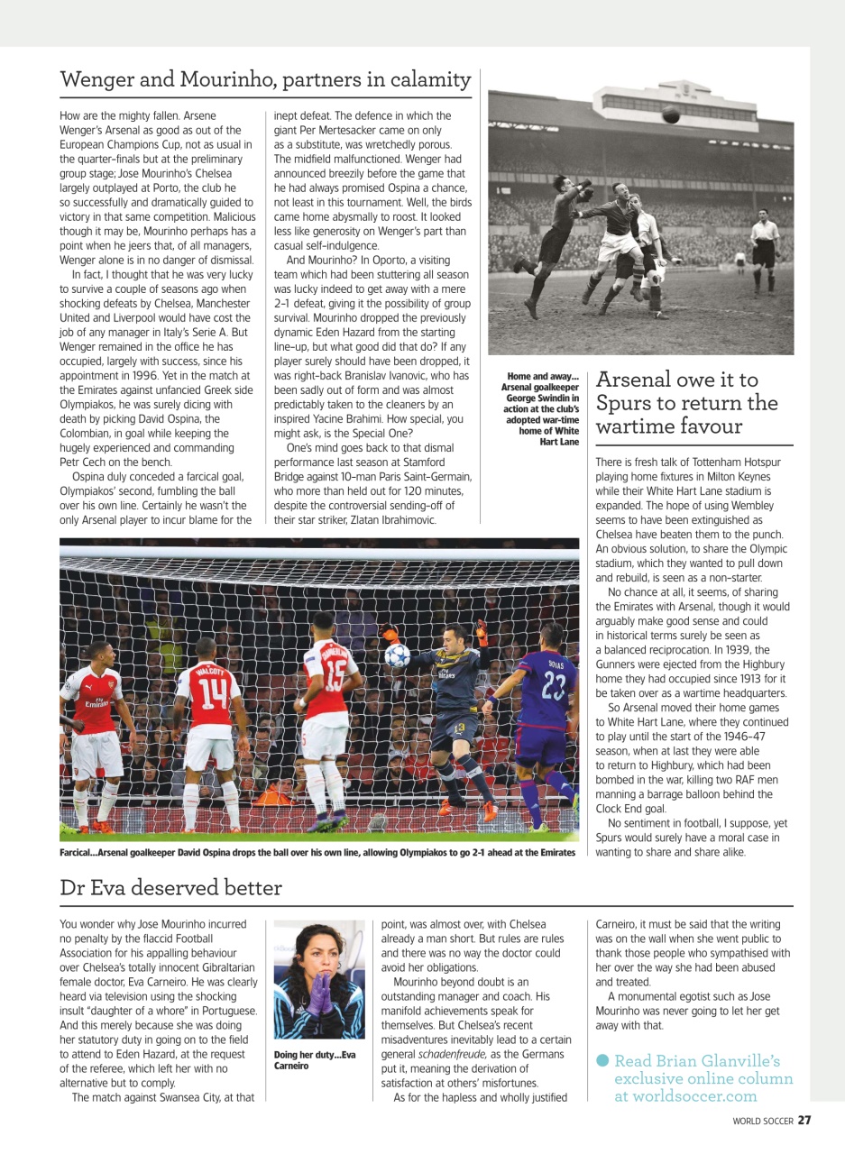 World Soccer Preview Pages