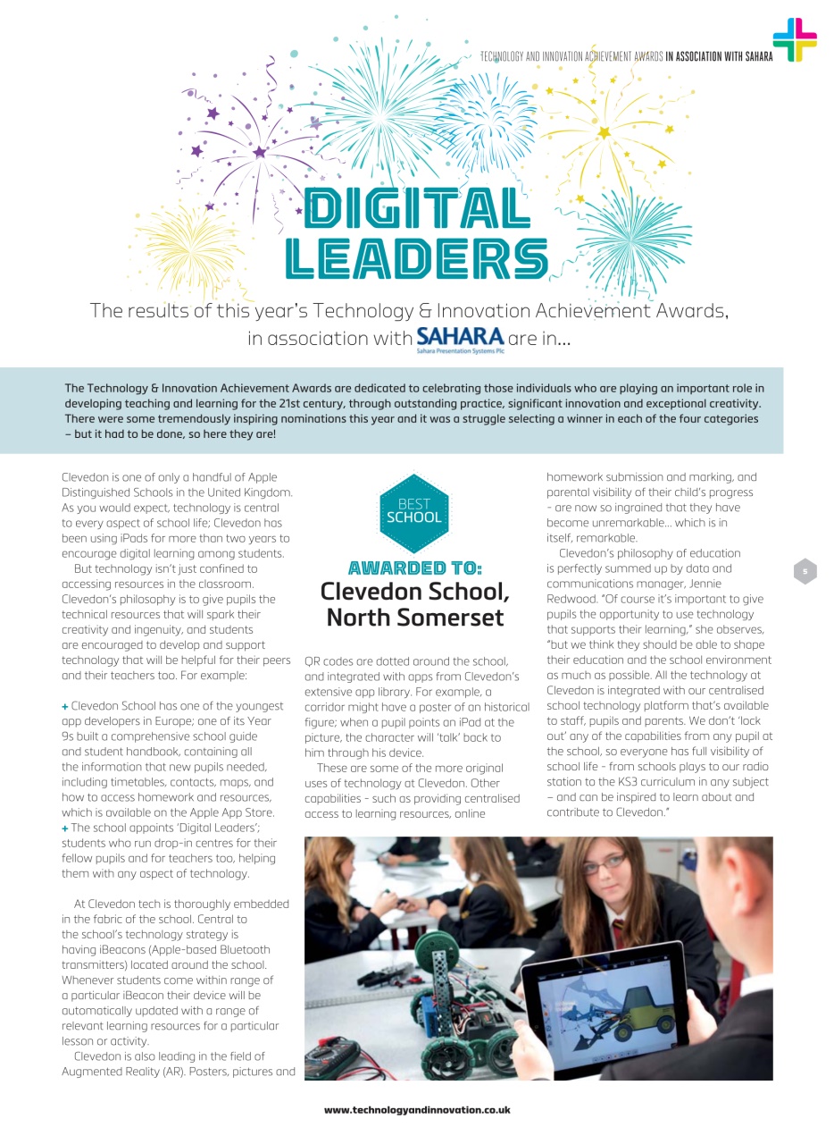 Technology and Innovation Preview Pages