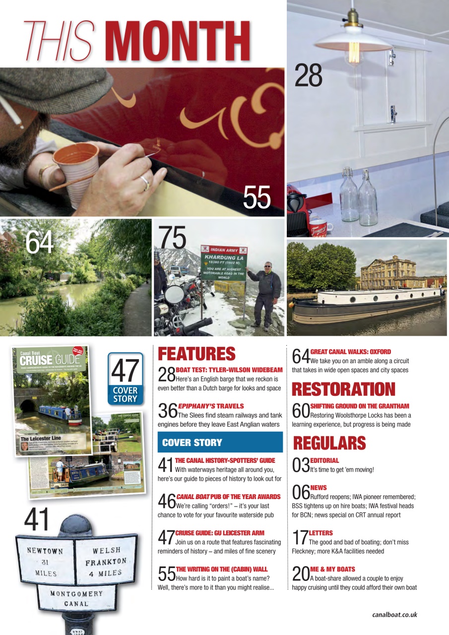 Canal Boat Preview Pages