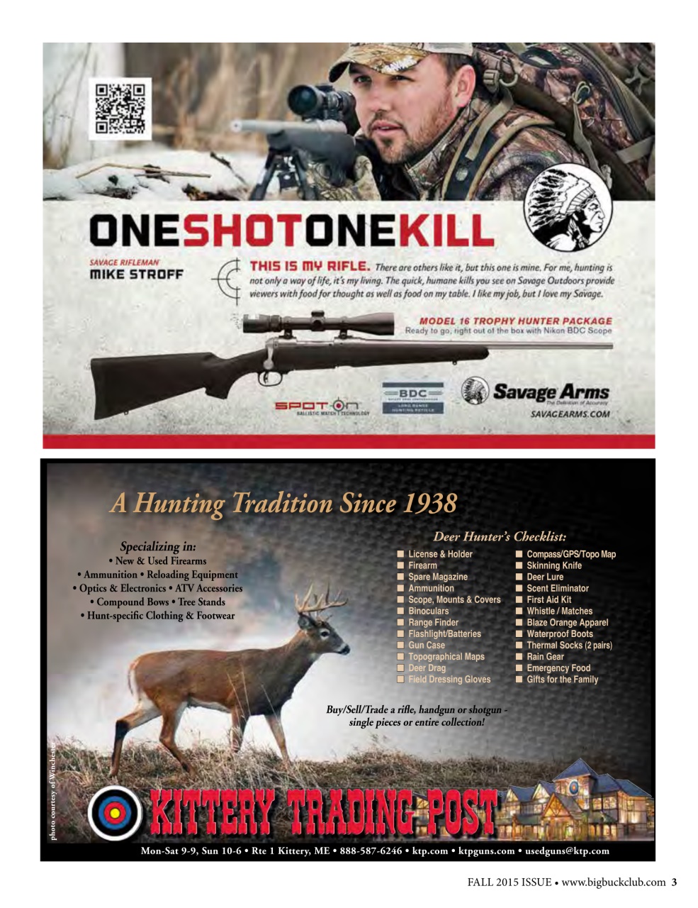 Northeast Big Bucks Preview Pages