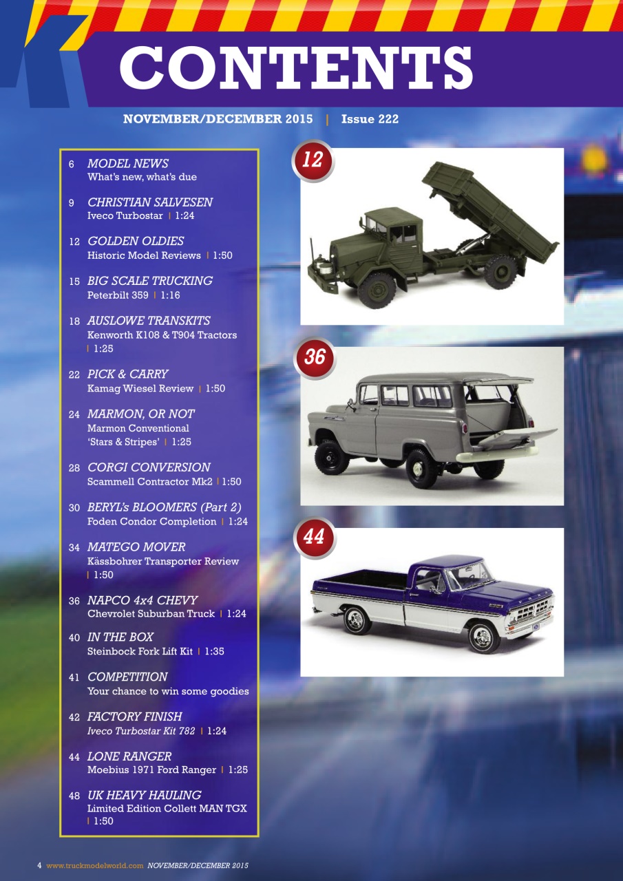 Model Car Truck Motorcycles World Preview Pages