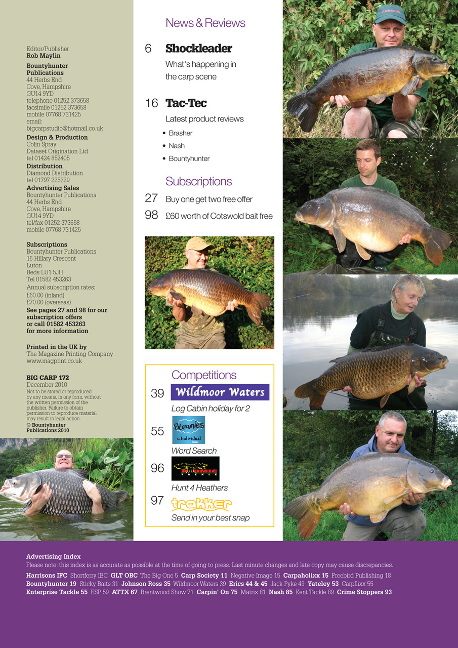 Big Carp Magazine Preview Pages