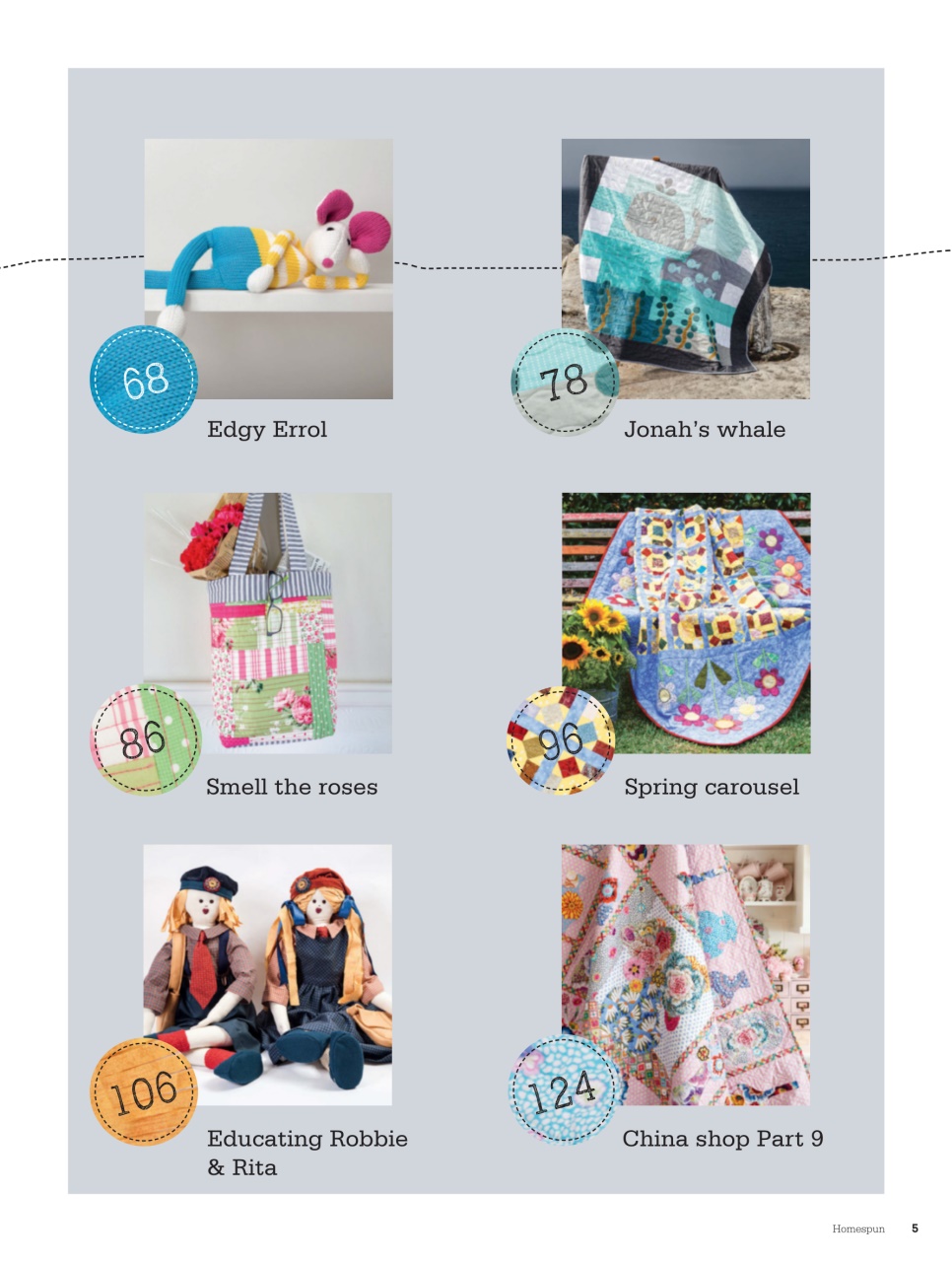 Homespun Preview Pages