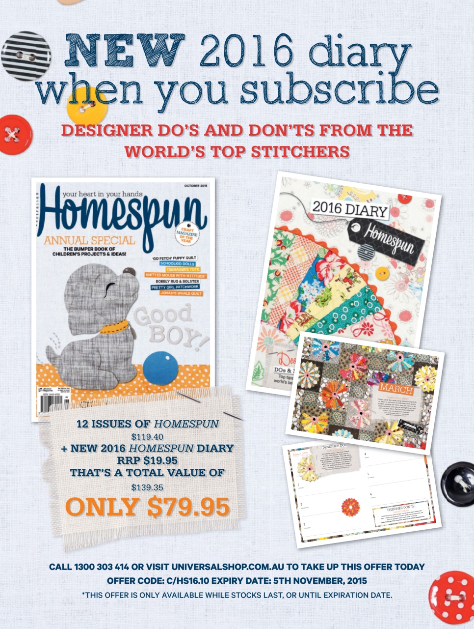 Homespun Preview Pages