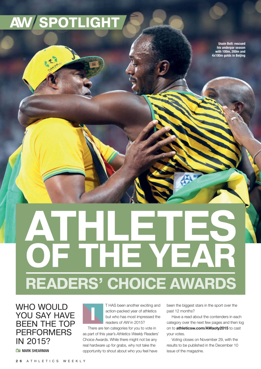 AW – Athletics Weekly Magazine Preview Pages