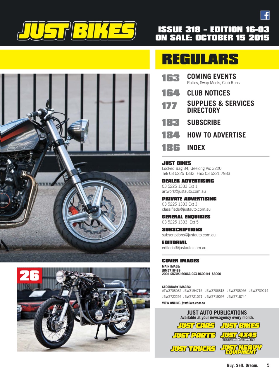 JUST BIKES Preview Pages