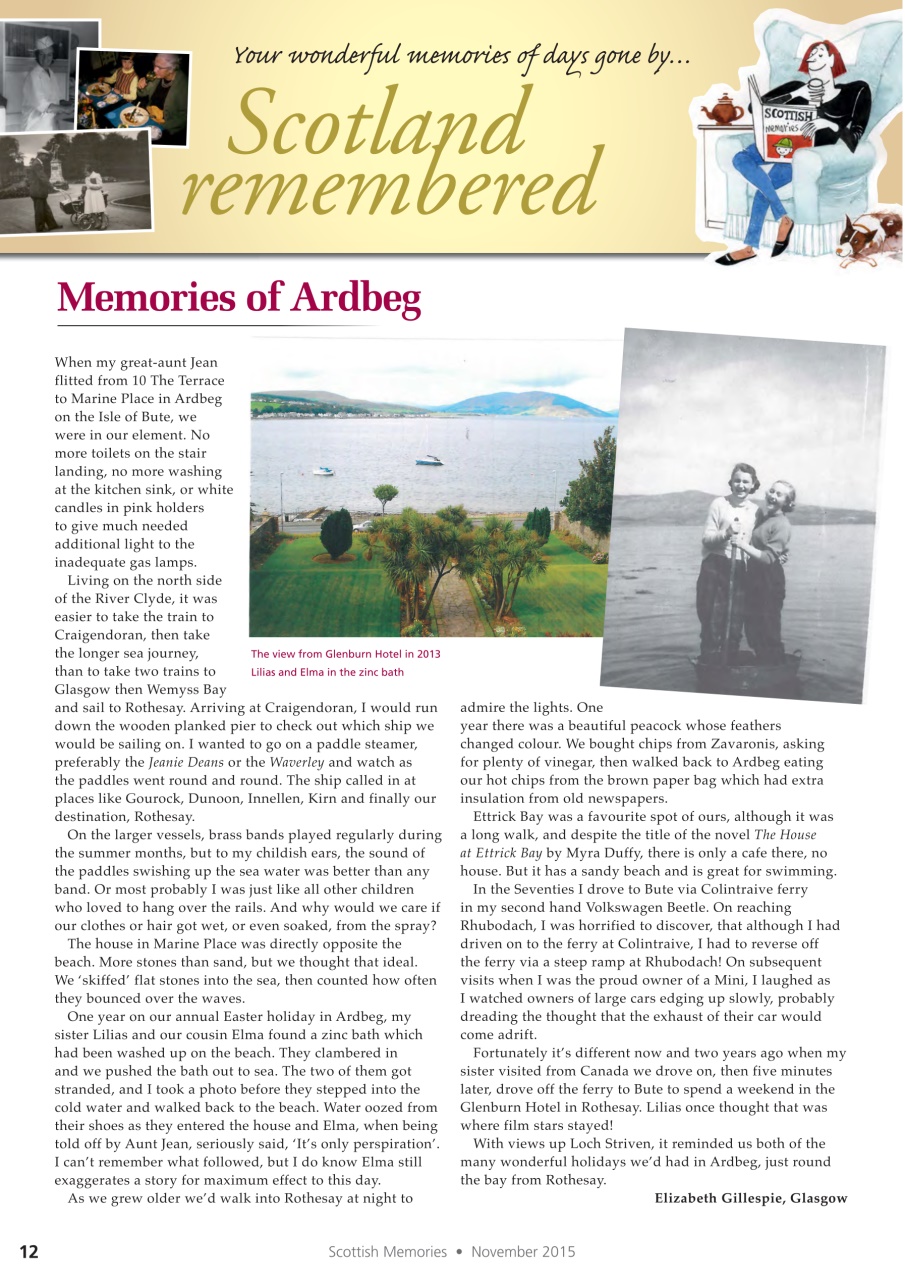Scottish Memories Preview Pages