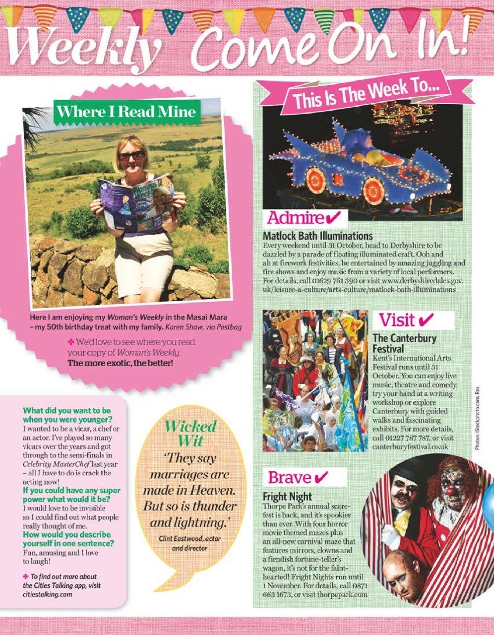 Woman's Weekly Preview Pages