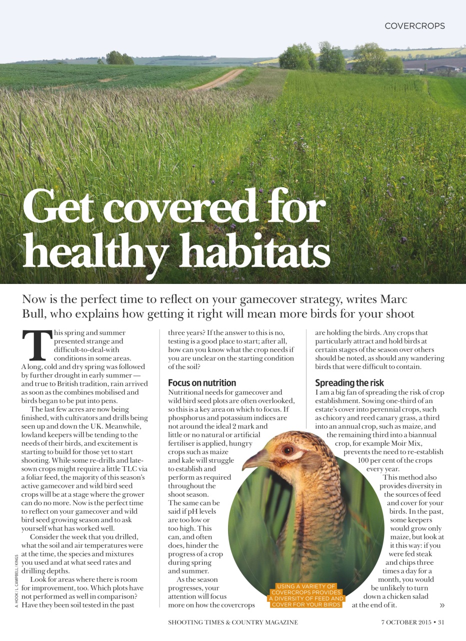 Shooting Times & Country Preview Pages