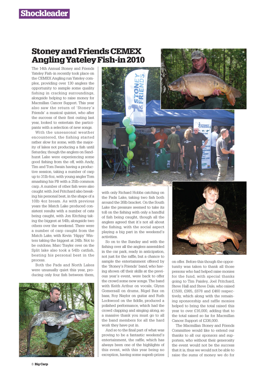 Big Carp Magazine Preview Pages