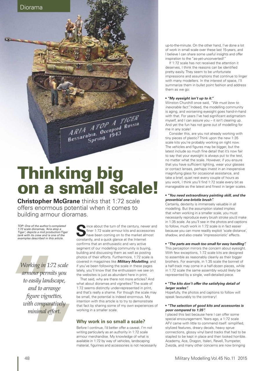 Military Modelling International Magazine Preview Pages