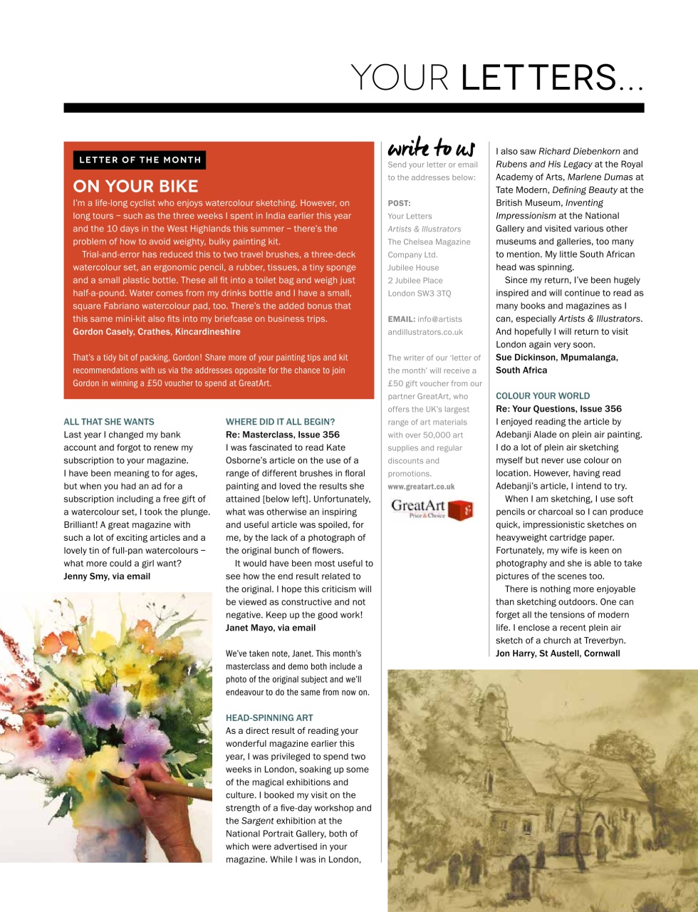 Artists & Illustrators Preview Pages