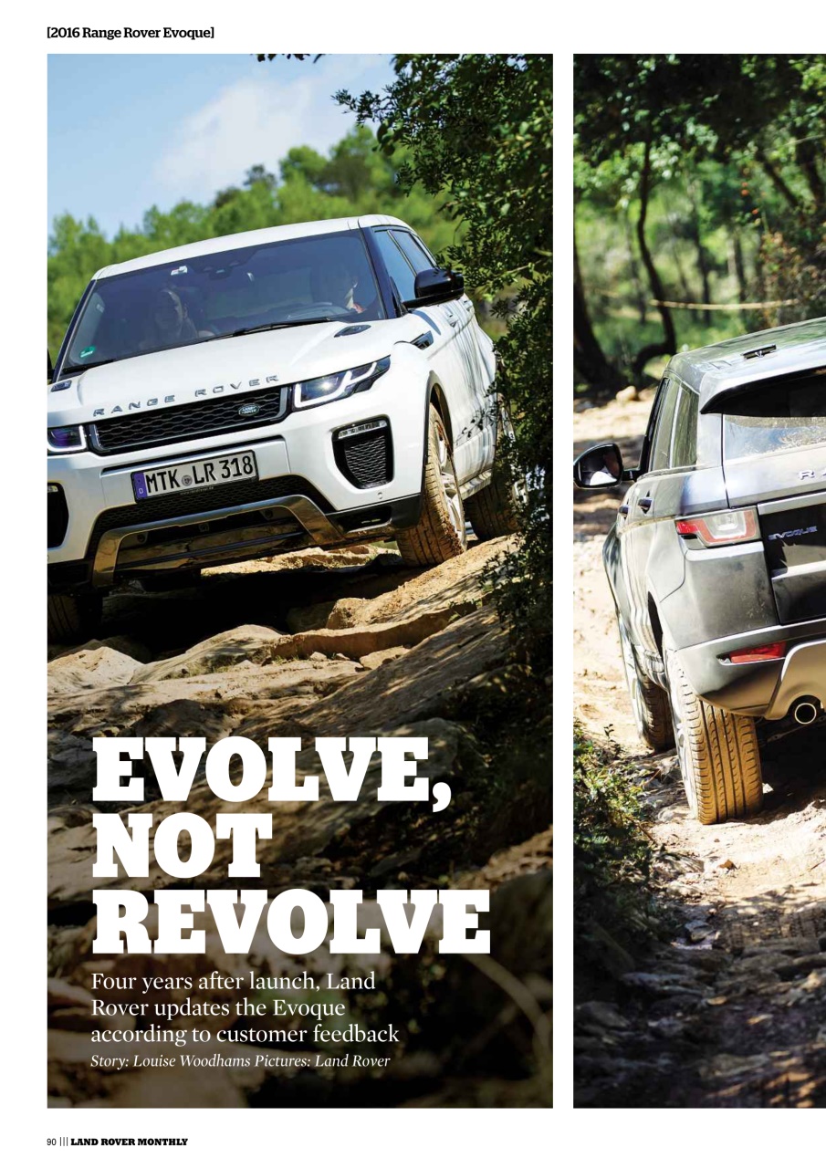 Land Rover Monthly Preview Pages