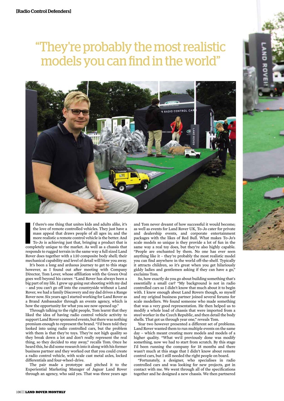 Land Rover Monthly Preview Pages