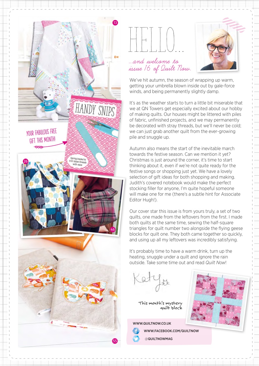 Quilt Now Preview Pages