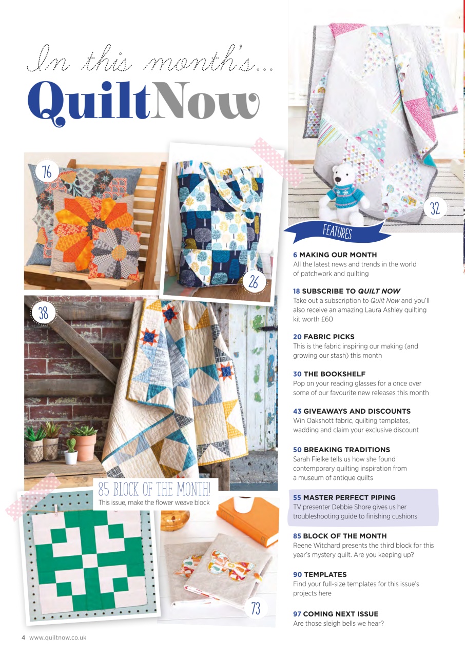 Quilt Now Preview Pages