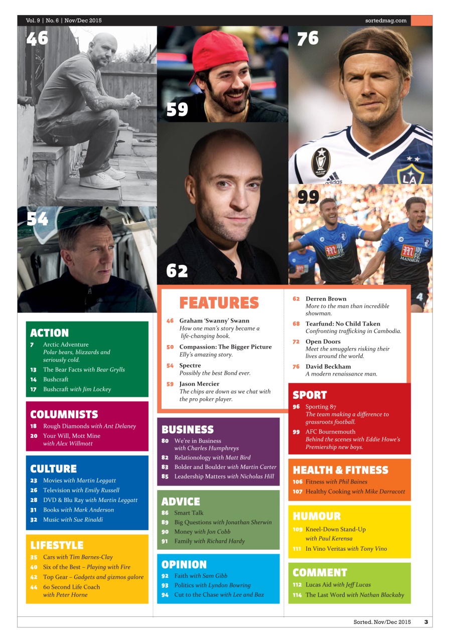 Sorted Magazine – The men's mag with morals Preview Pages