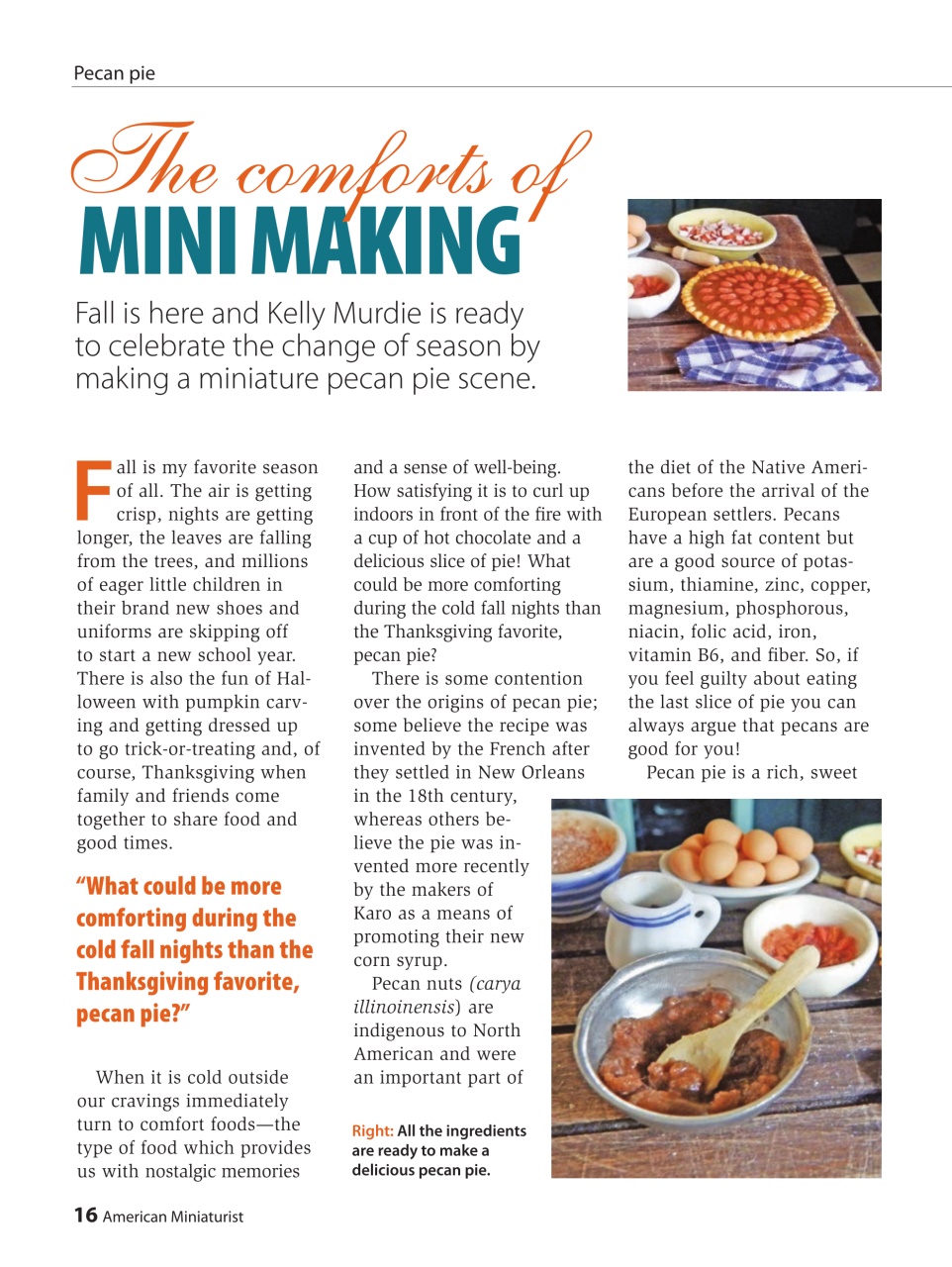 American Miniaturist Preview Pages